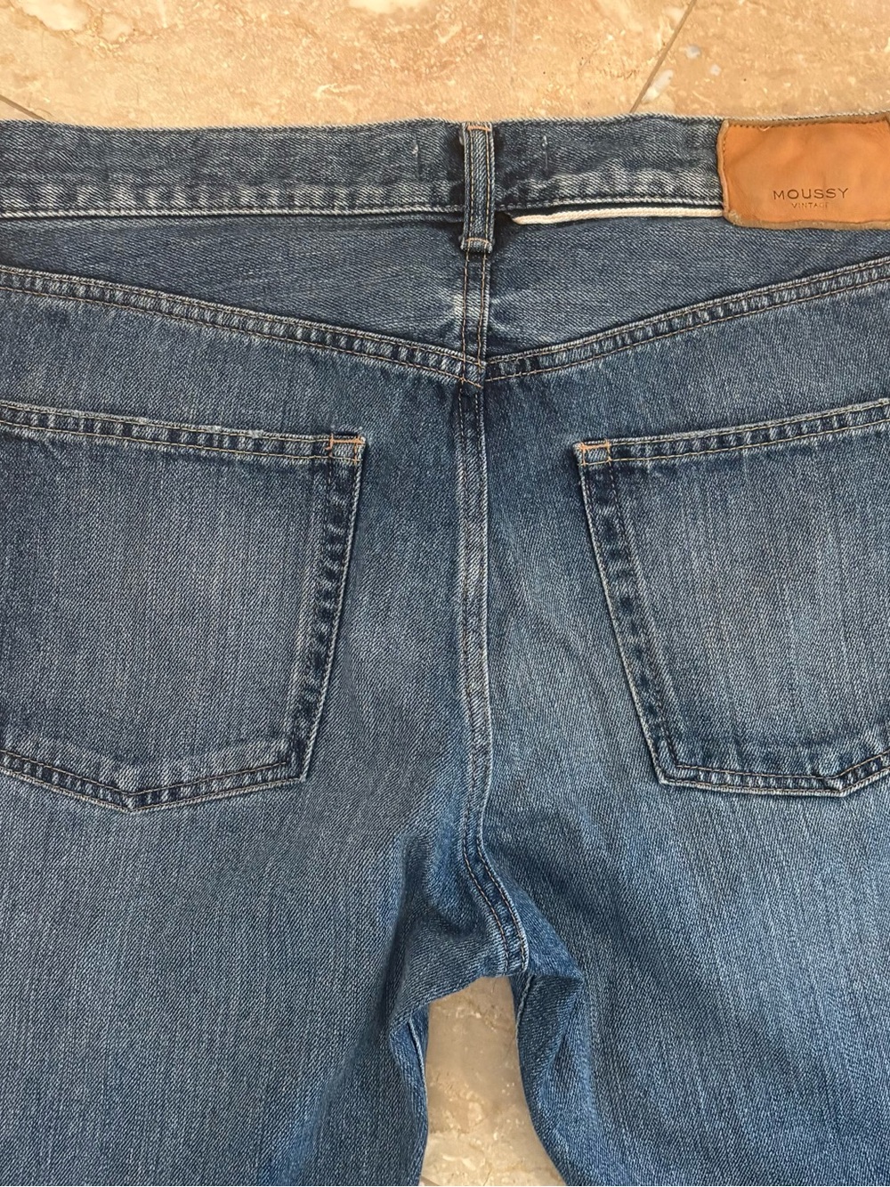 MOUSSY Vintage High Rise Button Fly Straight Jeans Size 31 - Picture 4 of 8